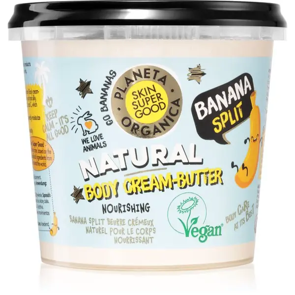 Organic Shop Skin Super Good Banana Split vyživující tělové máslo 360 ml