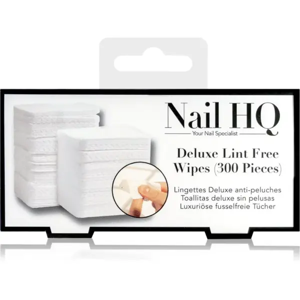 Nail HQ Deluxe Lint Free Wipes čistiace tampóny na nechty 300 ks