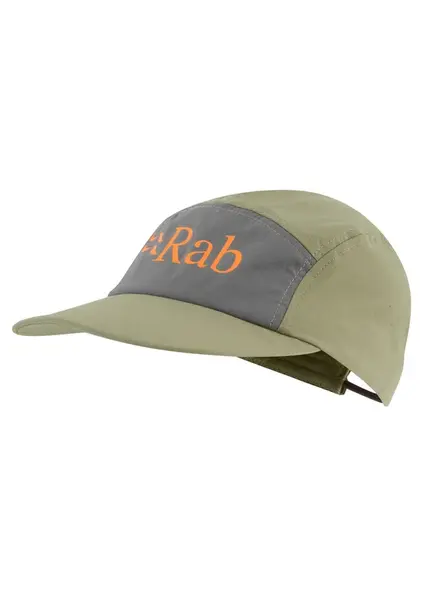 Rab Talus 5 Panel Cap light khaki/graphene Kšiltovka