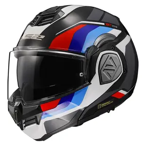 Překlopná moto přilba LS2 FF906 Advant Sport Gloss Black Blue Red P/J XS (53-54)