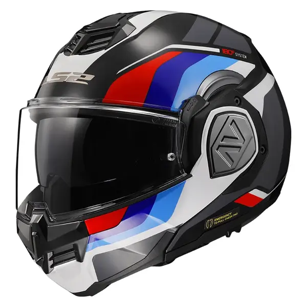 Překlopná moto přilba LS2 FF906 Advant Sport Gloss Black Blue Red P/J XS (53-54)