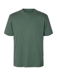 SELECTED Tričko 'SLHCOLMAN200'  jedľová