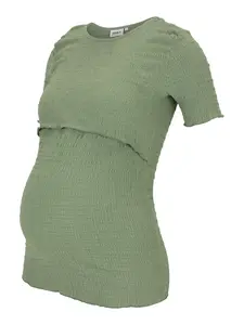 Only Maternity Tričko 'OLMCalia'  nefritová