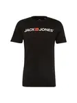 JACK & JONES Tričko 'Essentials'  jasne červená / čierna / biela