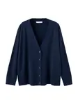 MANGO Kardigán 'BRUNINS'  námornícka modrá