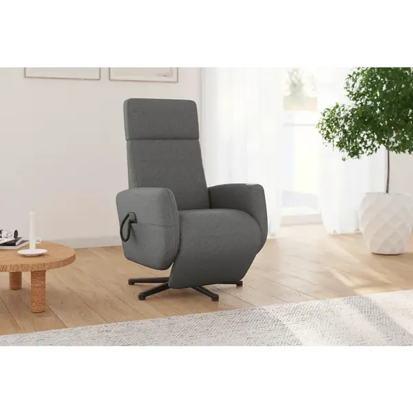 Sit & More RELAXAČNÍ KŘESLO, textil, tmavě šedá