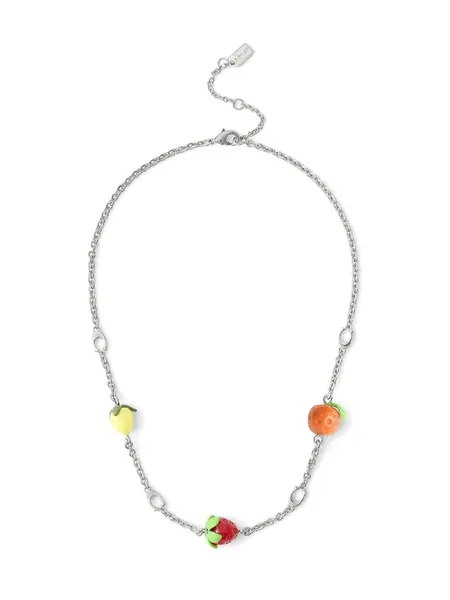 COACH Retiazka  žltá / oranžová / tmavočervená / strieborná