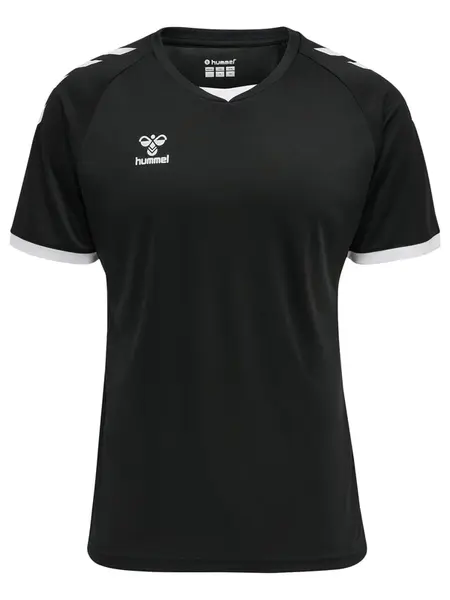 Hummel Funkčné tričko 'Core Volley'  čierna / biela