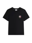 TOMMY HILFIGER Tričko  červená / čierna / biela