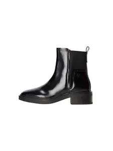 TOMMY HILFIGER Členkové čižmy  čierna