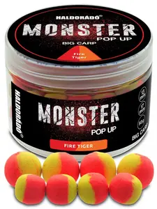 Haldorádó pop up monster magnum fire tiger - big carp 13 mm a 17 mm
