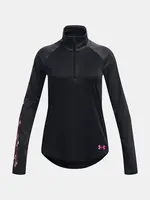 Under Armour Tričko UA Tech Graphic 1/2 Zip -BLK - Holky