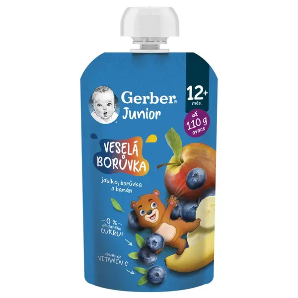 Gerber Junior Veselá borůvka kapsička 110 g