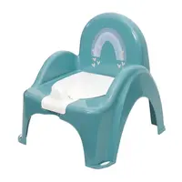 Detská nočník s melódiou a vekom, ergonomický - Duha v zelené