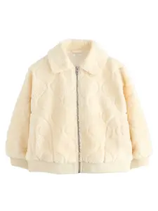 Next Flisová bunda  krémová