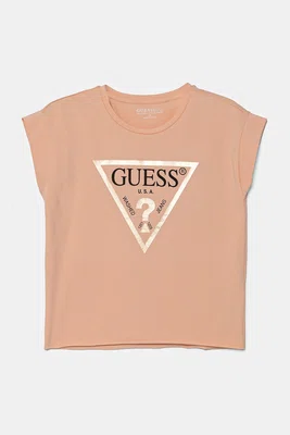 Dětské tričko Guess oranžová barva, J81I15 J1311