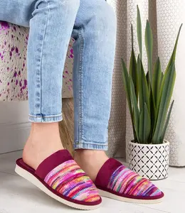 Dámské pantofle Natural Style NS-077 fialové