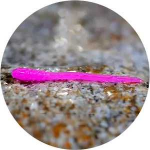 Redbass gumová nástraha micro tail signal pink uv color - s 48 mm