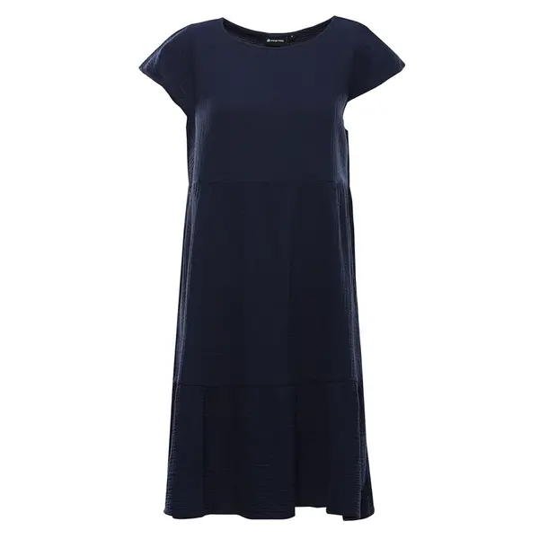 Dámské bavlněné šaty alpine pro akesa modrá xl