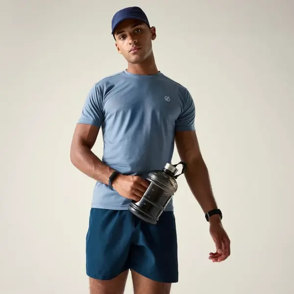 Pánské funkční tričko dare2b agile světle modrá m