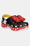 Pantofle Crocs Minnie Classic Platform Clog W dámské, černá barva, 209896-100