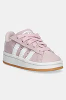 Dětské semišové sneakers boty adidas Originals CAMPUS 00s růžová barva, JP5508