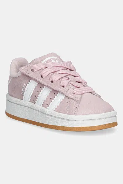 Dětské semišové sneakers boty adidas Originals CAMPUS 00s růžová barva, JP5508