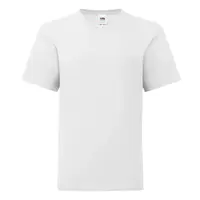 White children's t-shirt in combed cotton Fruit of the Loom