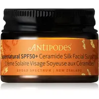 Antipodes Supernatural SPF50+ Ceramide Silk Facial Sunscreen ochranný pleťový krém s ceramidmi SPF 50+ 15 ml