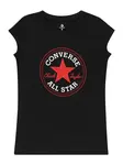 CONVERSE Tričko  červená / čierna / biela