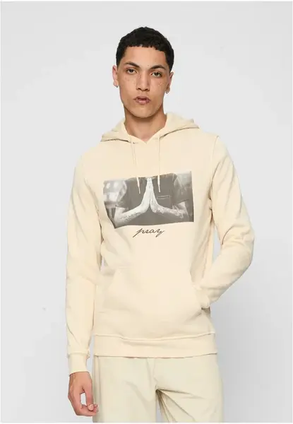 Pánská mikina Pray Hoody - béžová