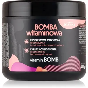 Joanna Vitamin Bomb Express Conditioner expresný regeneračný kondicionér pre suché a poškodené vlasy 500 ml