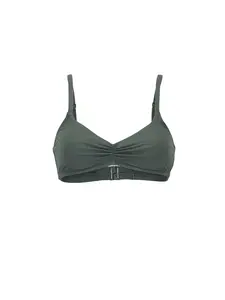 VIVID Bikinový top  tmavozelená