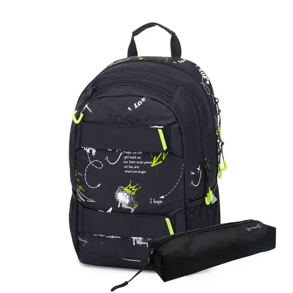 Oxybag OXY SPORT - set 2 ks: studentský batoh Graffiti, penál