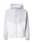 Nike Sportswear Prechodná bunda  sivá / biela