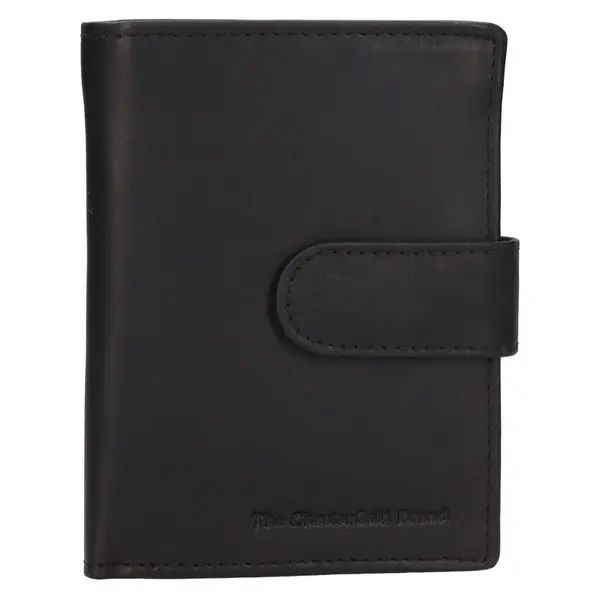 Pánská kožená peněženka The Chesterfield Brand Lenon - černá