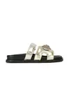 Kožené pantofle Kurt Geiger London Eagle Cut Out Sandal