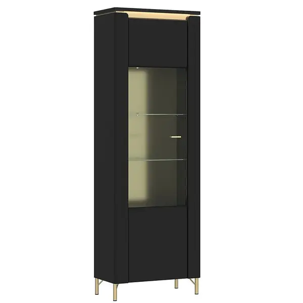 Vitrína Norica LAZV01 U1141D čierna