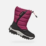Red Girls Winter Boots Geox Himalaya B Ab - Girls