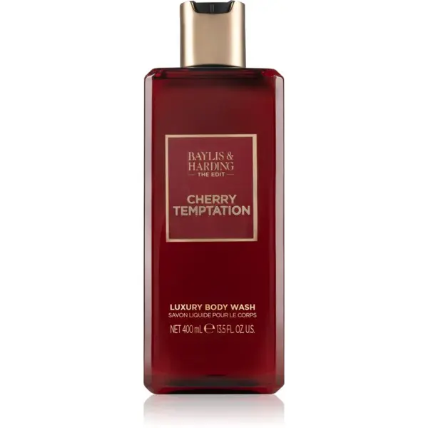 Baylis & Harding The Edit Cherry Temptation luxusní sprchový gel Cherry, Jasmine & Sandalwood 400 ml