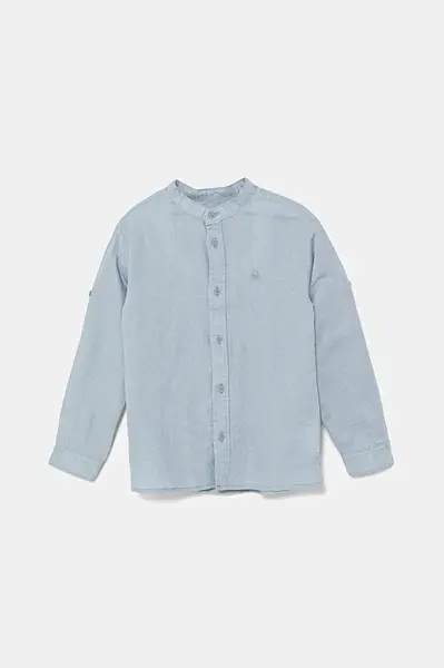 Lněná košile United Colors of Benetton