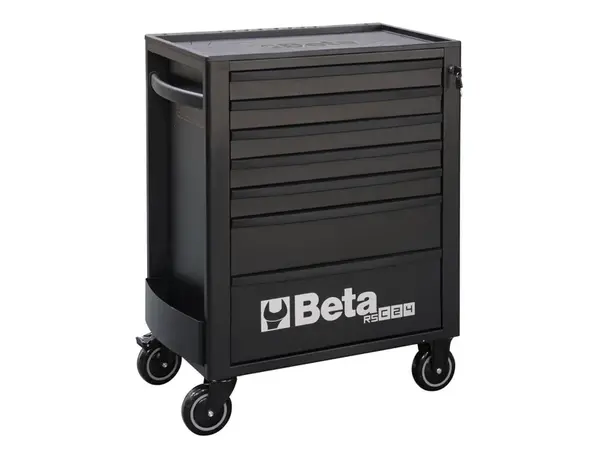 Beta tools Vozík na nářadí se 7 zásuvkami, černý, 2400/rsc24/7-n