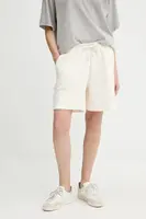 Kraťasy Gestuz dámské, bílá barva, high waist, 10910317