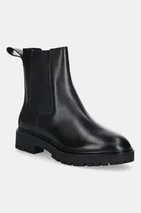 Kožené kotníkové boty Lauren Ralph Lauren Allyson