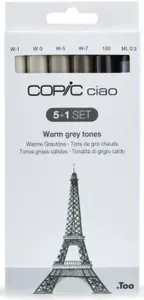 Copic Ciao sada 5+1 Warm Grey