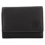 Menší dámská kožená peněženka SendiDesign Balla - černá