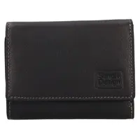 Menší dámská kožená peněženka SendiDesign Balla - černá