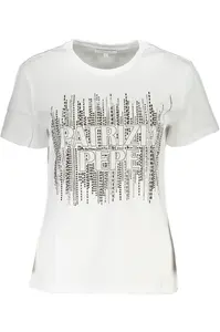 Bílé tričko Patrizia Pepe s krátkým rukávem