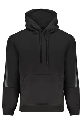 CALVIN KLEIN MEN'S BLACK ZIPLESS SWEATSHIRT