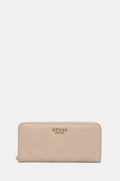 Peněženka Guess PHOEBE dámská, béžová barva, SWPD96 65146